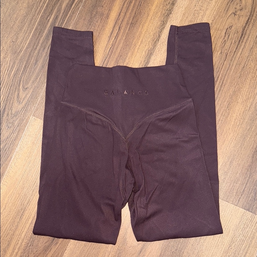 Vitality Balance Athletica: Brown/Plum colored Leggings